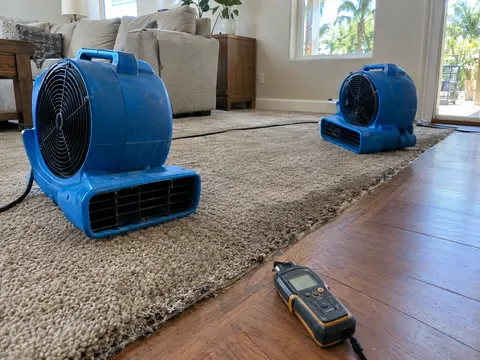 Professional water damage restoration in Orange County